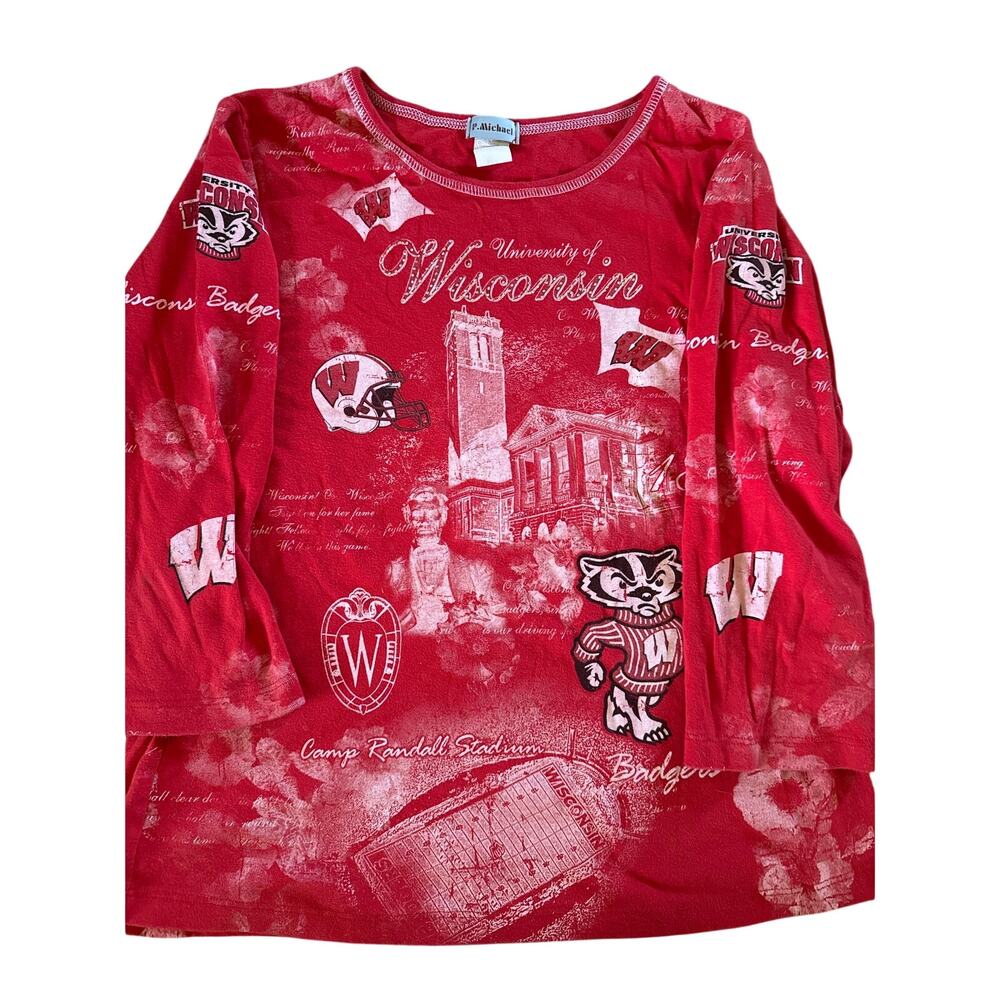UNIVERSITY OF WISCONSIN MADISON SHIRT, size XL , BADGERS - boutique